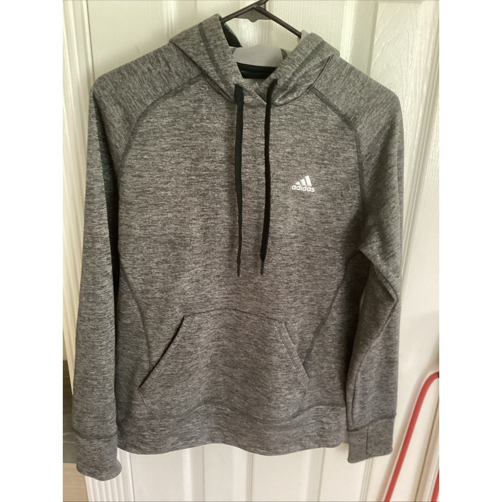 Adidas‎ Hoodie Pullover Women's Size S Thumbhole Fleece Lined Climawarm Sports